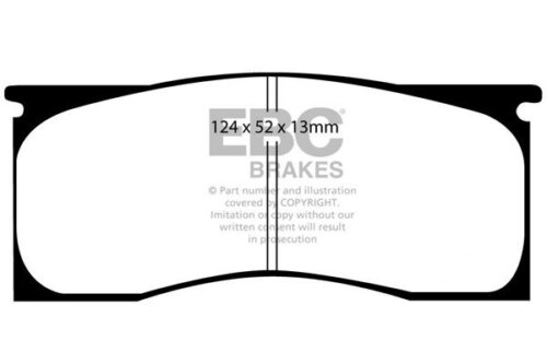 EBC Redstuff front brake pads for Ford Mustang
