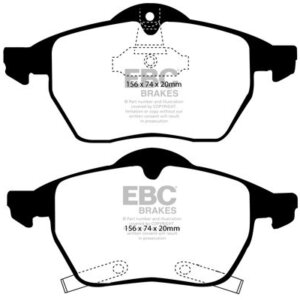 EBC Redstuff prednje kočione pločice za SAAB 9-3