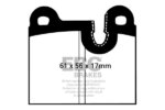 EBC Ultimax rear brake pads for BMW 7