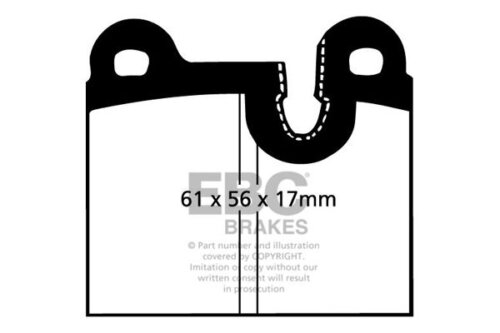 EBC Ultimax rear brake pads for BMW 7