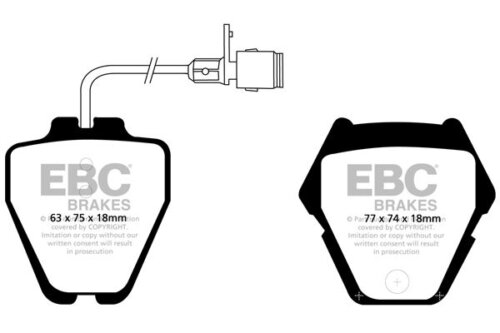 EBC Redstuff front brake pads for Audi A8, VW Passat