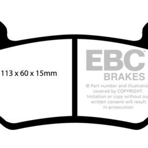 EBC Redstuff rear brake pads for MINI Hatch