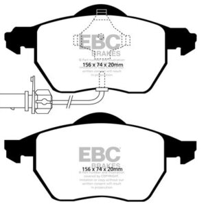 EBC Redstuff front brake pads for Audi A4, Audi A6