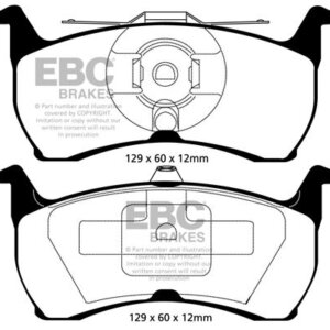 EBC Redstuff rear brake pads for Aston Martin Virage