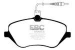 EBC Redstuff front brake pads for Peugeot 407