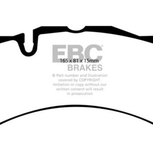 EBC Redstuff prednje kočione pločice za Maserati Ghibli, Maserati Quattroporte
