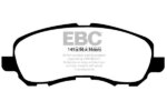 EBC Redstuff front brake pads for Jeep Compass, Mitsubishi Space Wagon