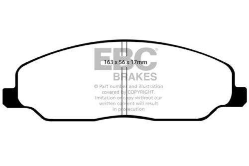 EBC Redstuff front brake pads for Ford GT