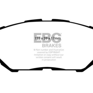EBC Redstuff front brake pads for Lexus IS