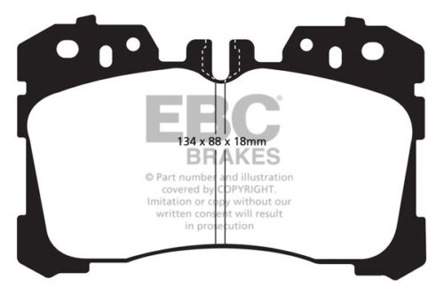 EBC Redstuff front brake pads for Lexus LS