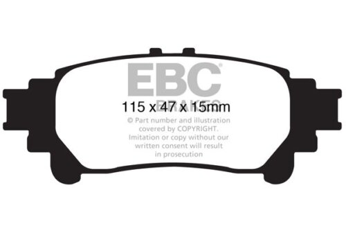 EBC Redstuff rear brake pads for Lexus GS, Lexus IS