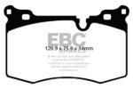 EBC Redstuff front brake pads for Mini MINI Convertible, Mini MINI Coupe