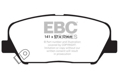 EBC Redstuff front brake pads for Hyundai Genesis