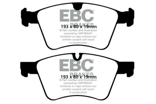 EBC Redstuff front brake pads for Mercedes-Benz GL, Mercedes-Benz M-Class