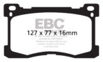 EBC Redstuff front brake pads for Hyundai Equus
