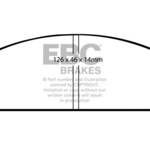 EBC Ultimax front brake pads for Mazda 929