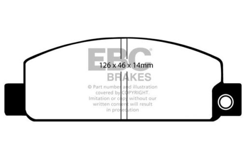 EBC Ultimax front brake pads for Mazda 929