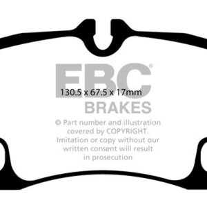 EBC Redstuff stražnje kočione pločice za Porsche 911