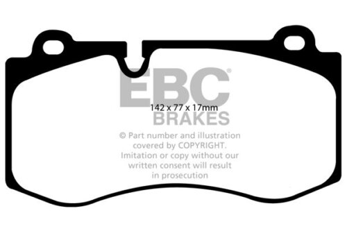 EBC Redstuff front brake pads for Mercedes-Benz CL, Mercedes-Benz CLS