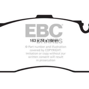 EBC Redstuff prednje kočione pločice za BMW 1, Mini Mini
