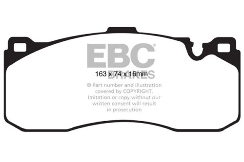 EBC Redstuff front brake pads for BMW 1, Mini Mini