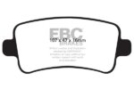 EBC Redstuff rear brake pads for Opel Insignia