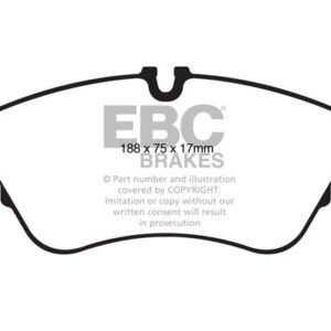 EBC Redstuff prednje kočione pločice za Audi A7, Audi A6