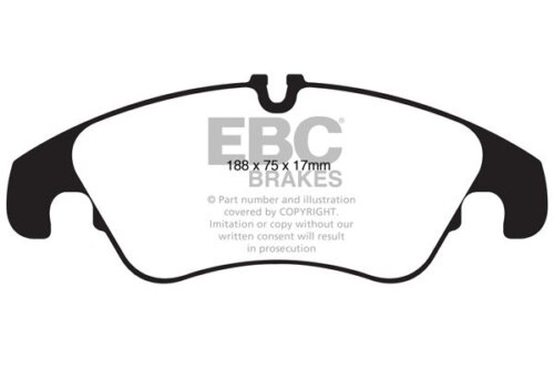 EBC Redstuff front brake pads for Audi A7, Audi A6