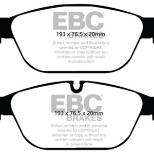 EBC Redstuff front brake pads for Audi A8, Audi SQ5