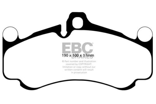 EBC Redstuff front brake pads for Porsche 911