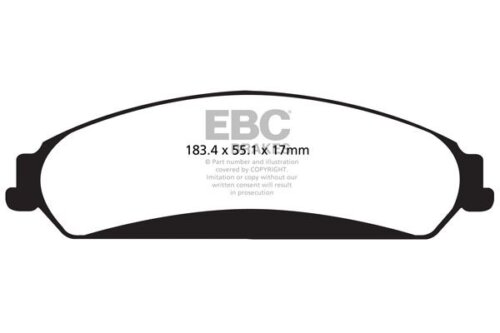 EBC Redstuff prednje kočione pločice za Chrysler 300C, Dodge Challenger