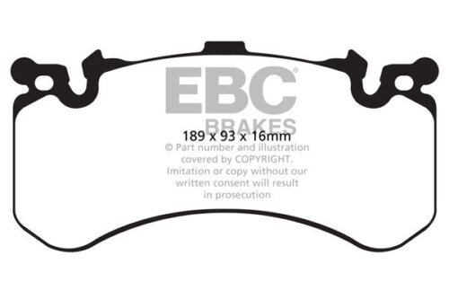 EBC Redstuff front brake pads for Audi A6, Audi A8