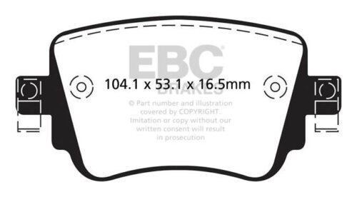 EBC Redstuff rear brake pads for Audi A1