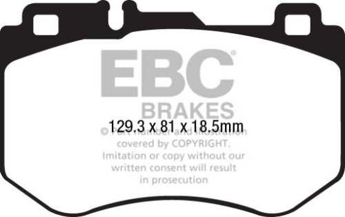 EBC Redstuff front brake pads for Mercedes-Benz C-Class