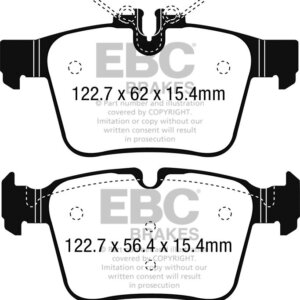 EBC Redstuff stražnje kočione pločice za Mercedes-Benz C-Class