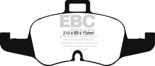 EBC Redstuff front brake pads for Audi TT