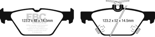 EBC Redstuff rear brake pads for Subaru XV, Subaru Levorg