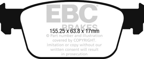 EBC Redstuff front brake pads for Audi A4