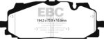 EBC Redstuff front brake pads for Audi A4, Audi A5