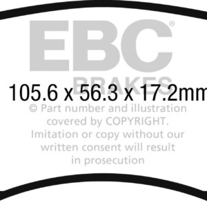 EBC Redstuff stražnje kočione pločice za Audi RSQ3