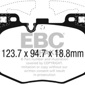 EBC Redstuff prednje kočione pločice za BMW 2, BMW 4