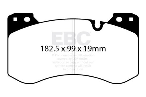 EBC Redstuff front brake pads for BMW 4, BMW M3