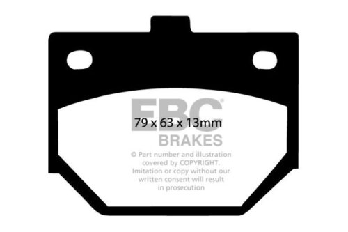 EBC Ultimax front brake pads for Daihatsu Charade, Suzuki SC100