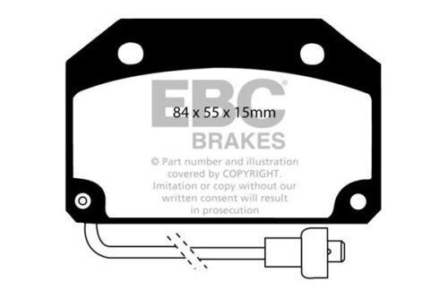 EBC Ultimax front brake pads for Talbot Horizon
