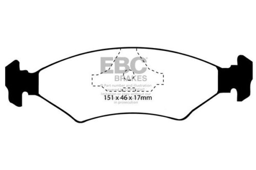 EBC Redstuff stražnje kočione pločice za Ferrari Mondial