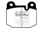 EBC Ultimax front brake pads for BMW 3