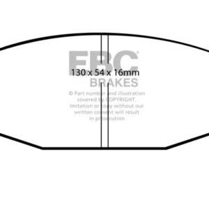 EBC Ultimax front brake pads for Nissan Urvan