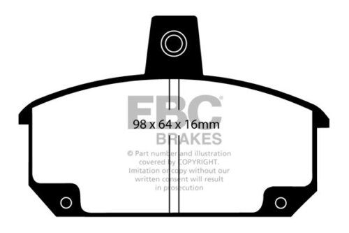 EBC Ultimax front brake pads for Renault 5, Renault 12