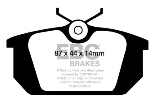 EBC Redstuff rear brake pads for FIAT Barchetta, FIAT Coupe