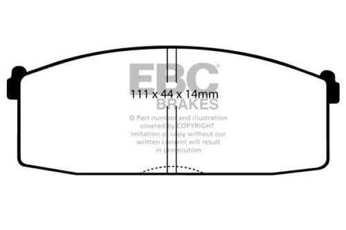 EBC Ultimax front brake pads for Datsun Laurel, Datsun Stanza